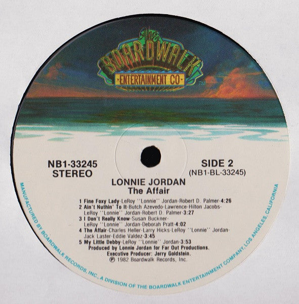 Lonnie Jordan : The Affair (LP, Album)