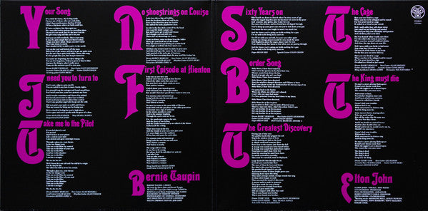 Elton John : Elton John (LP, Album, RE, RM, Gat)