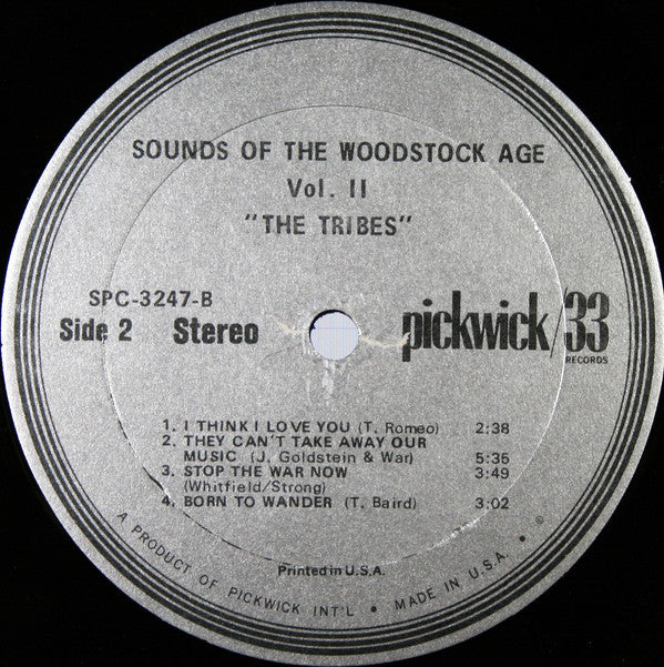 The Tribes : Sounds Of The Woodstock Age Volume 2 (LP, Album)