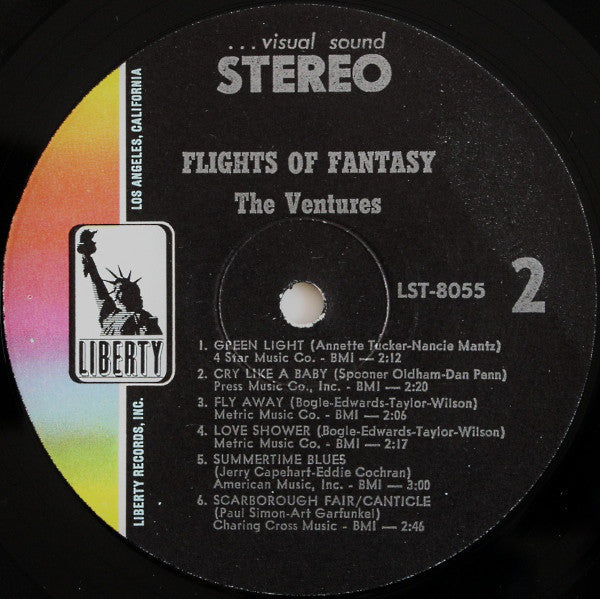 The Ventures : Flights Of Fantasy (LP, Album)