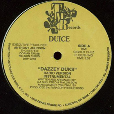 Duice : Dazzey Dūks (12")