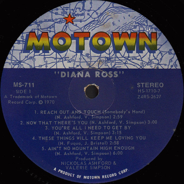 Diana Ross : Diana Ross (LP, Album, Ind)