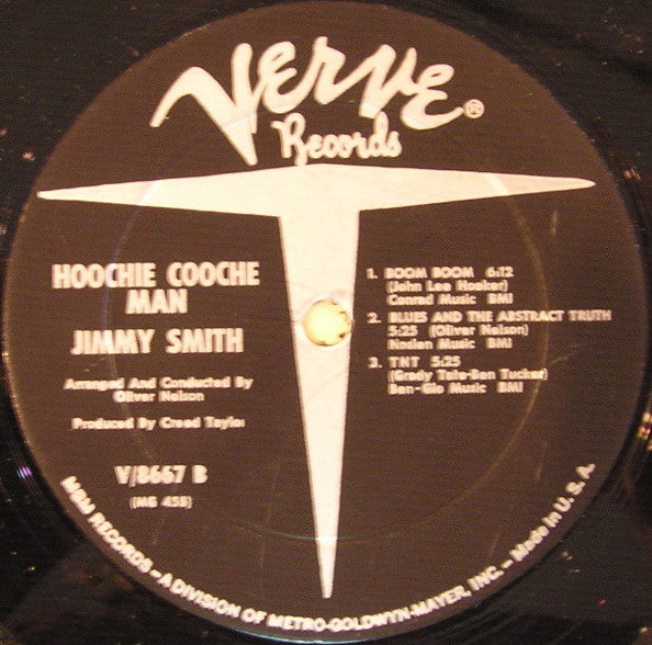 Jimmy Smith Arranged And Conducted By Oliver Nelson : Hoochie Cooche Man (LP, Album, Mono)