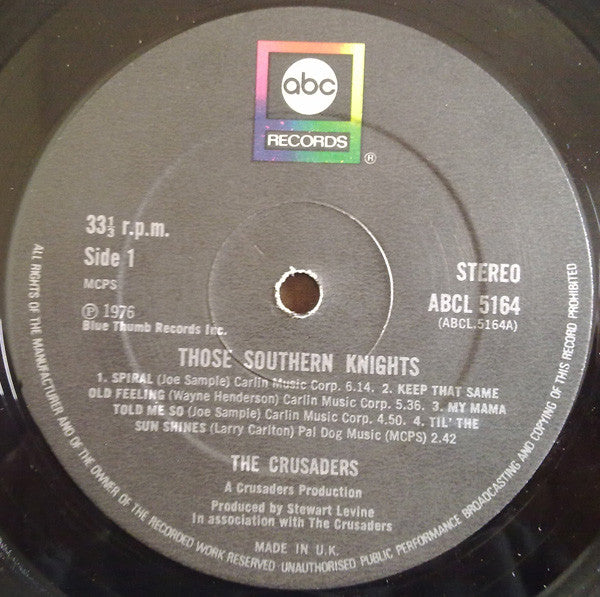 The Crusaders : Those Southern Knights (LP, Album, Gat)