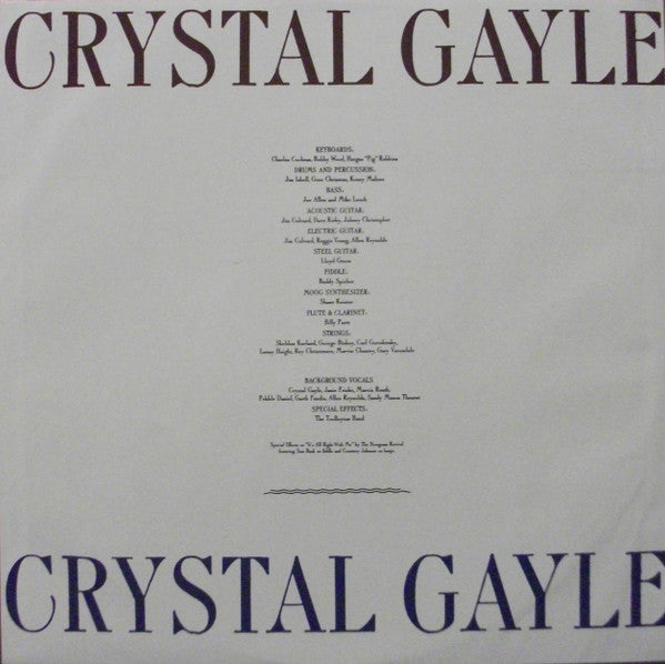 Crystal Gayle : We Must Believe In Magic (LP, Album, San)