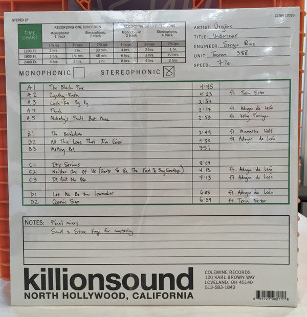 Orgone : Undercover Mixtape (2xLP, Mixtape, Gat)