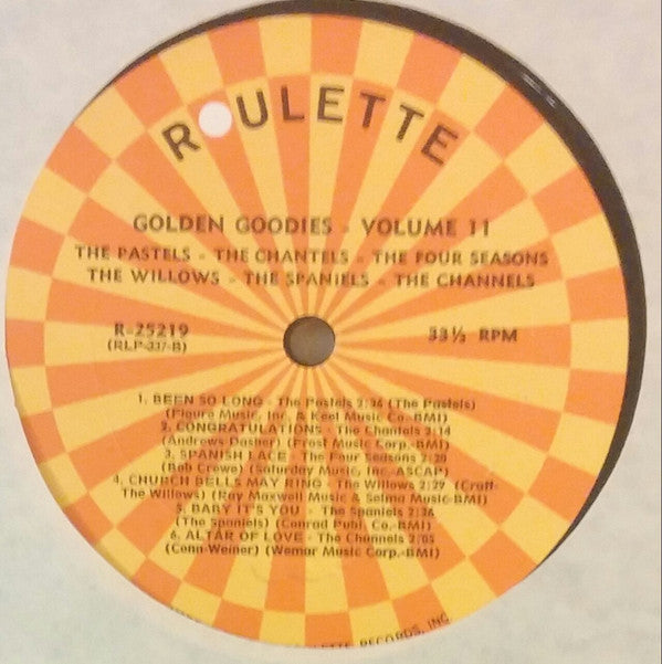 Various : Golden Goodies - Vol. 11 (LP, Comp, Mono, RE)