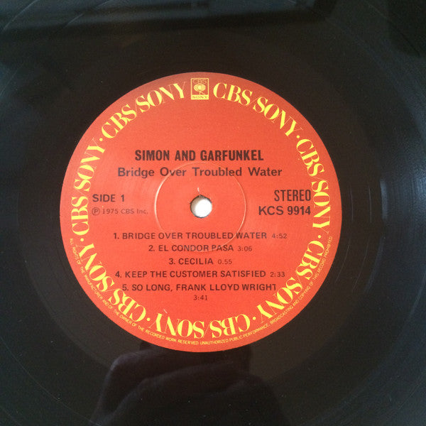 Simon & Garfunkel : Bridge Over Troubled Water (LP, Album, RE)