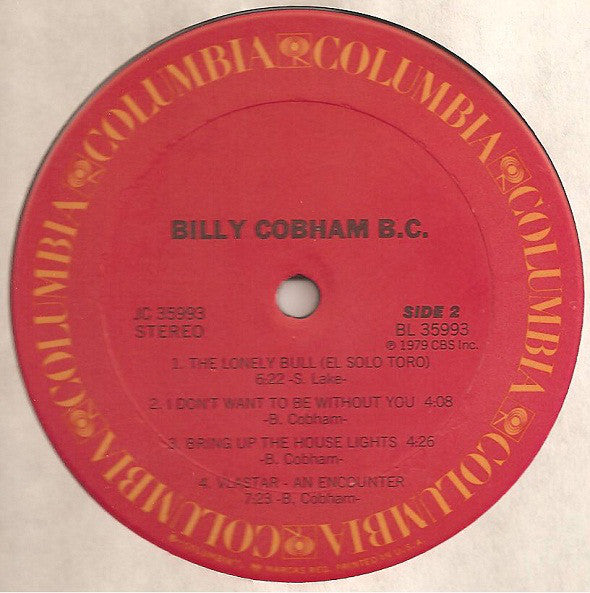 Billy Cobham : B.C. (LP, Album)