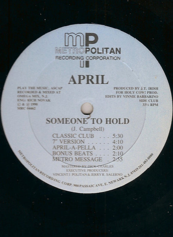 April (2) : Someone To Hold (12")