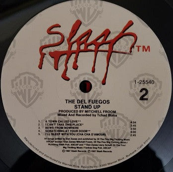 The Del Fuegos : Stand Up (LP, Album, Spe)