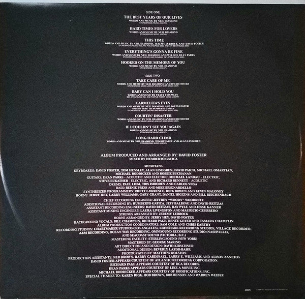 Neil Diamond : The Best Years Of Our Lives (LP, Album, Car)