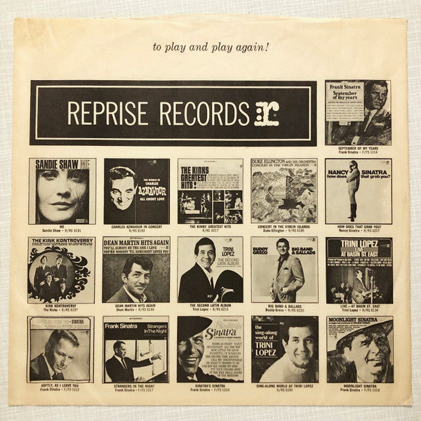 The Kinks : Face To Face (LP, Album, Mono)