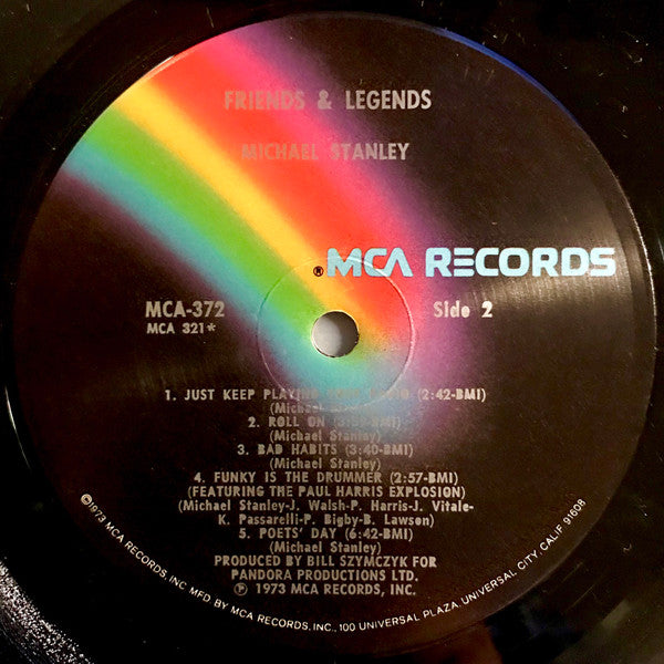 Michael Stanley : Friends And Legends (LP, Album)