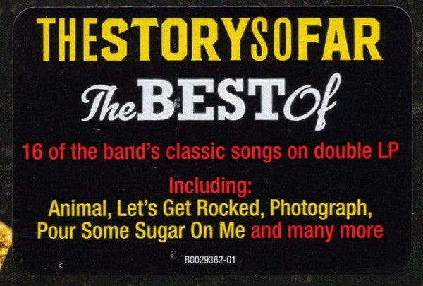 Def Leppard : The Story So Far: The Best Of (2xLP, Comp)