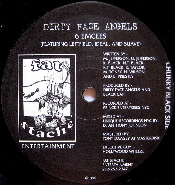 Dirty Face Angels : It's Not A Game / 6 Emcees (12")