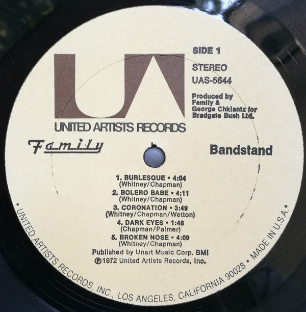 Family (6) : Bandstand (LP, Album, Ter)