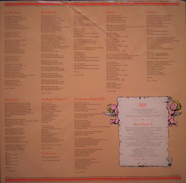 Saga (3) : Worlds Apart (LP, Album, Pit)