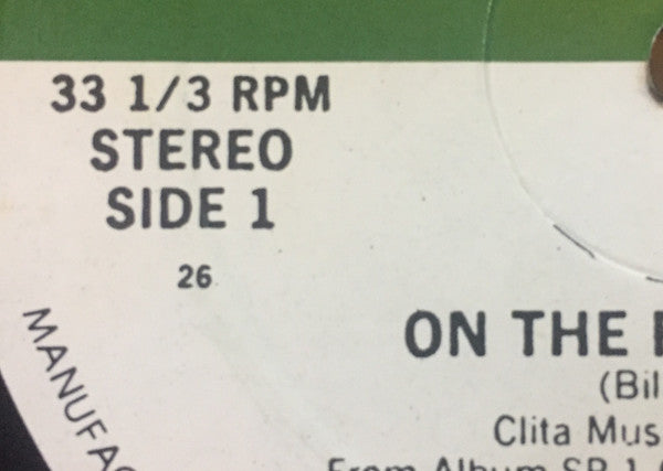 The Fatback Band : On The Floor (12", Promo, 26,)