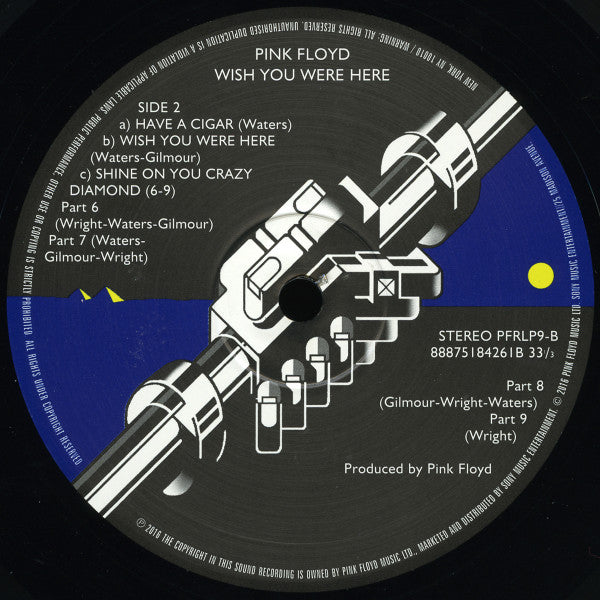 Pink Floyd : Wish You Were Here (LP, Album, RE, RM, 180)