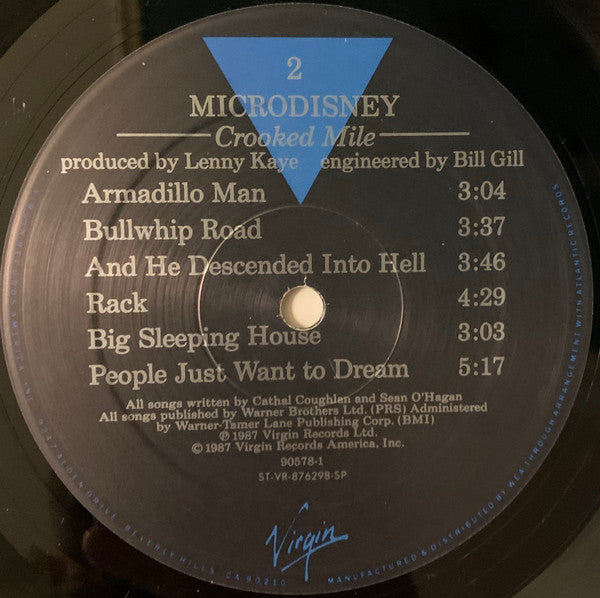 Microdisney : Crooked Mile (LP, Album, SRC)