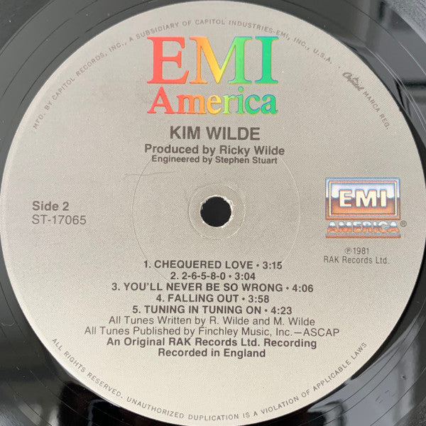 Kim Wilde : Kim Wilde (LP, Album, Los)