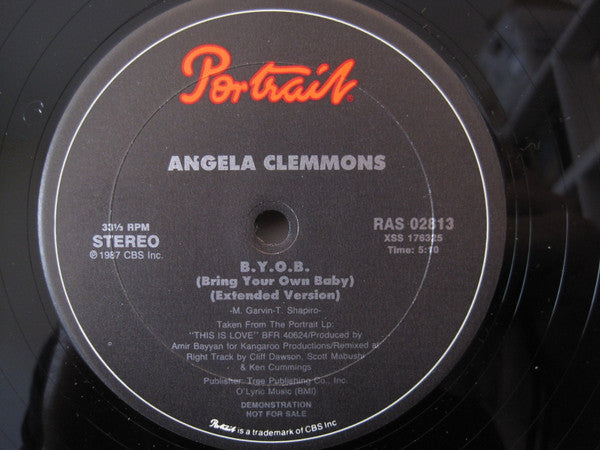 Angela Clemmons : B.Y.O.B. (Bring Your Own Baby) (12", Promo)