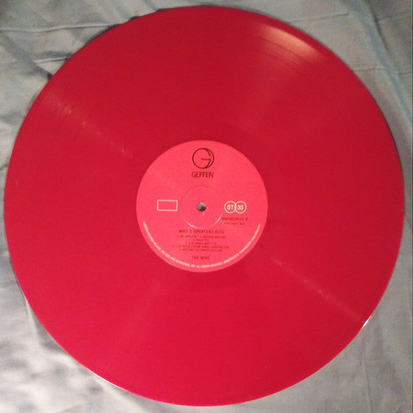 The Who : Who's Greatest Hits (LP, Comp, Ltd, RE, RM, Red)
