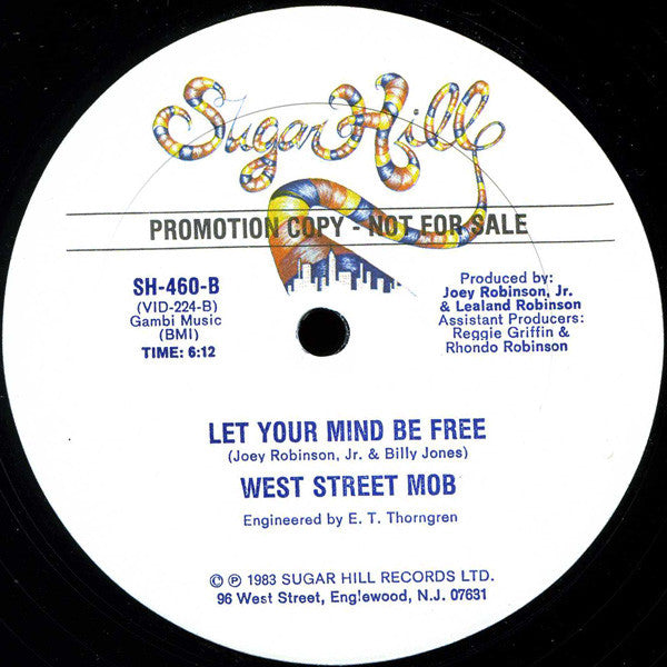 West Street Mob : Break Dance-Electric Boogie (12", Promo)