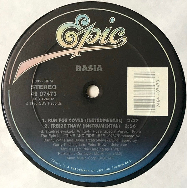 Basia : Run For Cover (12")