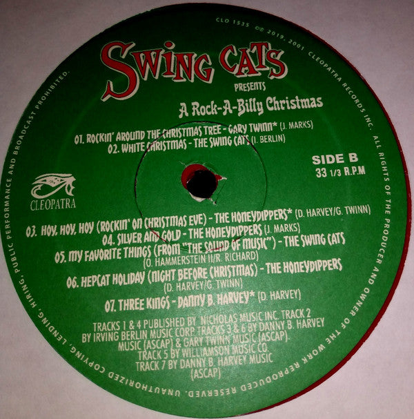 Swing Cats : Swing Cats Presents A Rock-A-Billy Christmas (LP, Comp)