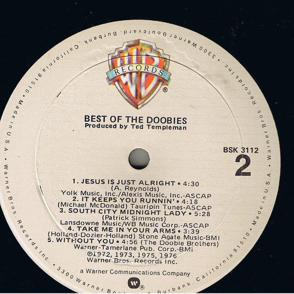 The Doobie Brothers : Best Of The Doobies (LP, Comp, Club, RE, Spe)