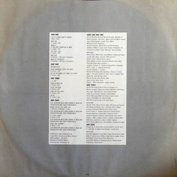 Teddy Pendergrass : Live! Coast To Coast (2xLP, Album, Gat)