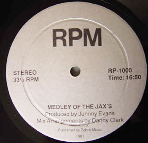 Michael Jackson / The Jacksons : Medleys Of The Jax's (12", Mixed, Unofficial)