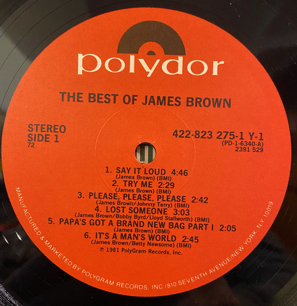James Brown : The Best Of James Brown (LP, Comp, 72 )