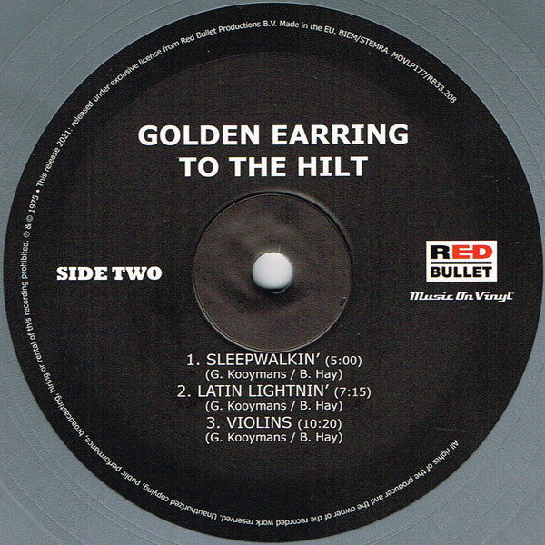 Golden Earring : To The Hilt (LP, Album, Ltd, Num, RE, sil)