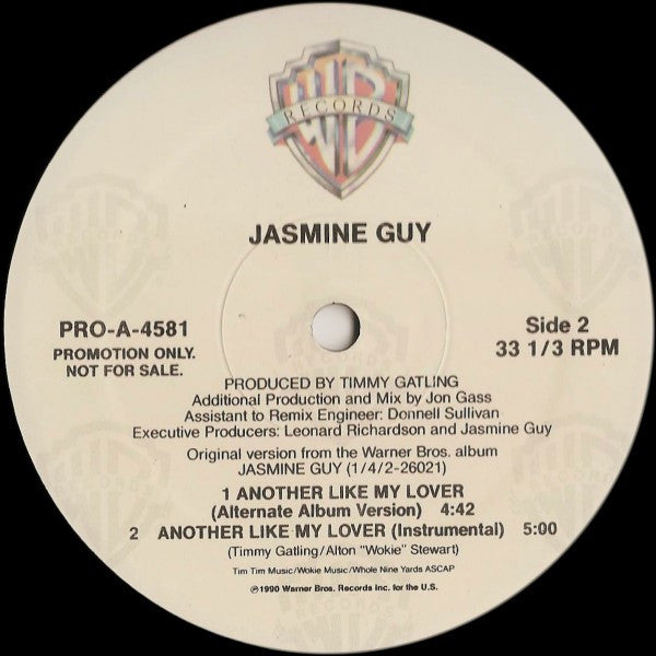 Jasmine Guy : Another Like My Lover (12", Promo)