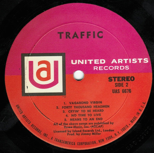 Traffic : Traffic (LP, Album)