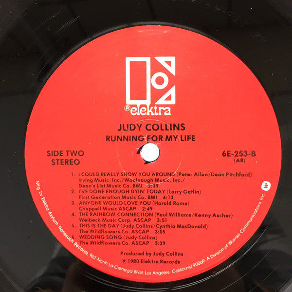 Judy Collins : Running For My Life (LP, Album, All)