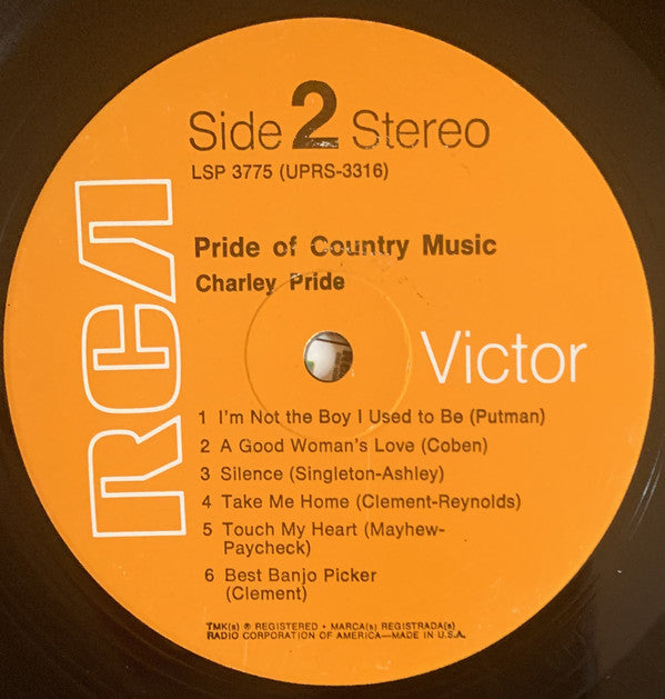 Charley Pride : Pride Of Country Music (LP, Album)