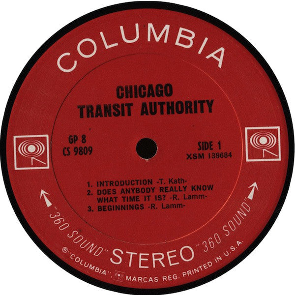 Chicago (2) : Chicago Transit Authority (2xLP, Album, Gat)