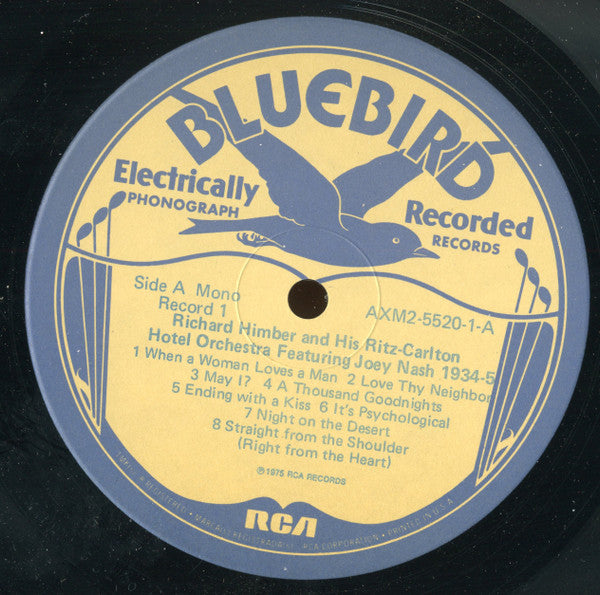 Richard Himber And His Ritz-Carlton Hotel Orchestra Featuring Joey Nash : 1934-1935 (2xLP, Comp)