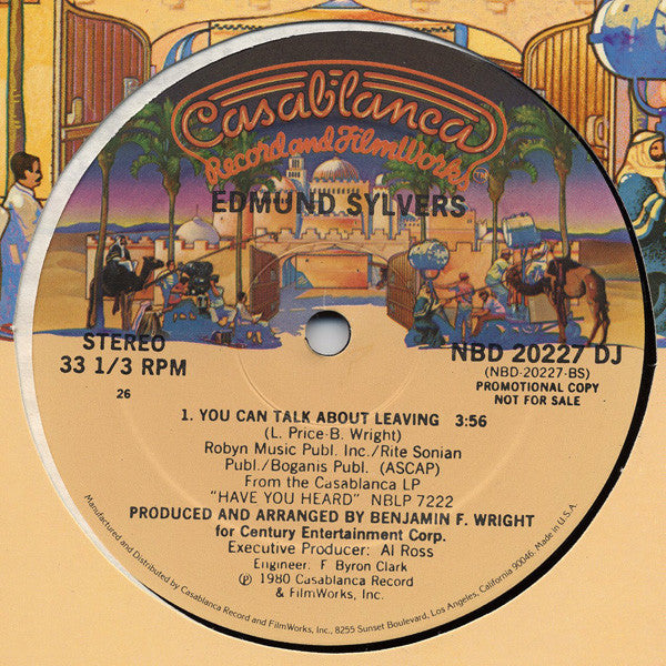 Edmund Sylvers : Have You Heard The News / You Can Talk About Leaving (12", Promo)