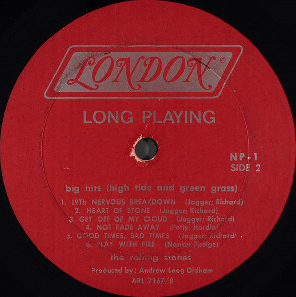 The Rolling Stones : Big Hits (High Tide And Green Grass) (LP, Comp, Mono, Bes)