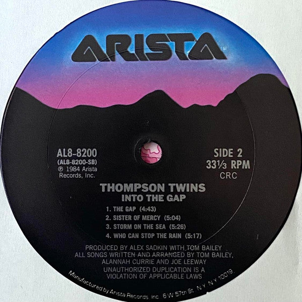 Thompson Twins : Into The Gap (LP, Album, Club, Pit)
