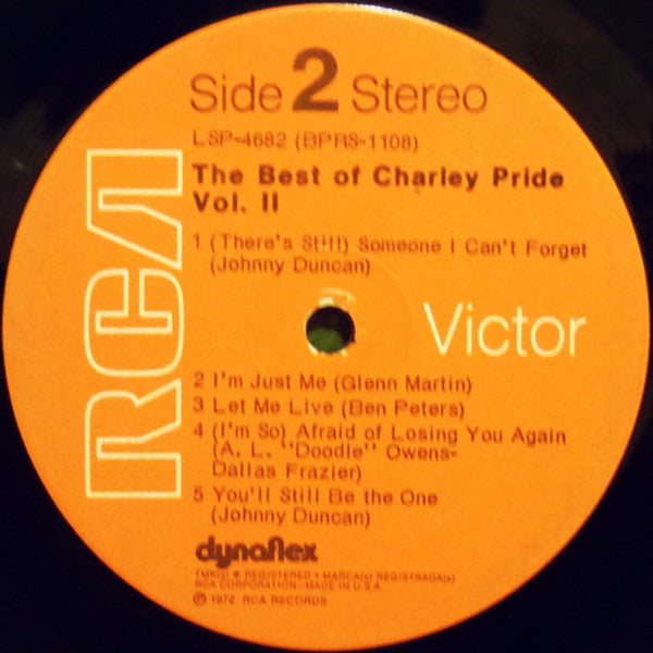 Charley Pride : The Best Of Charley Pride Vol. II (LP, Comp, Ind)