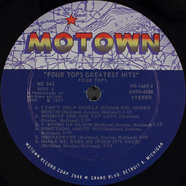 Four Tops : Greatest Hits (LP, Comp, Roc)