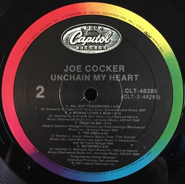 Joe Cocker : Unchain My Heart (LP, Album, SRC)