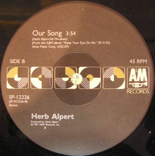 Herb Alpert : Keep Your Eye On Me (12", B)