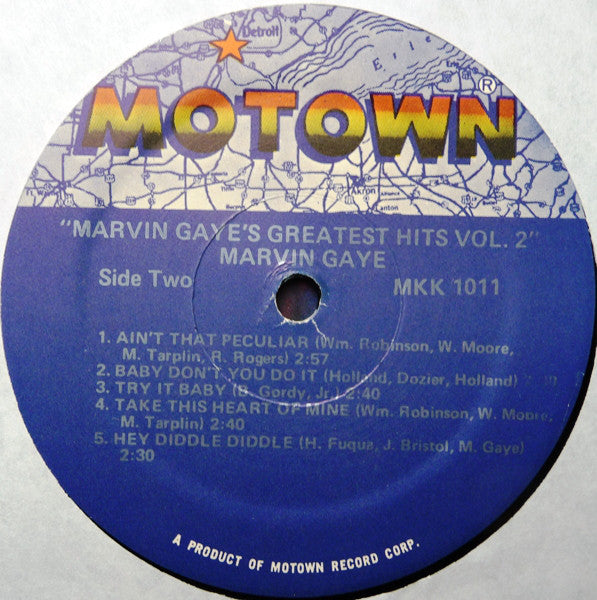 Marvin Gaye : Marvin Gaye's Greatest Hits Volume 2 (LP, Comp)